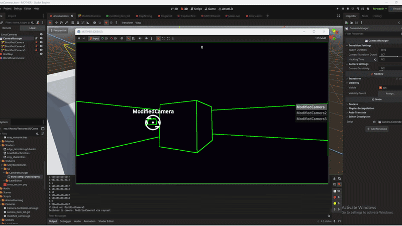 Camera selection system